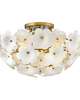 Marianne 21 Inch 3 Light Semi Flush Mount
