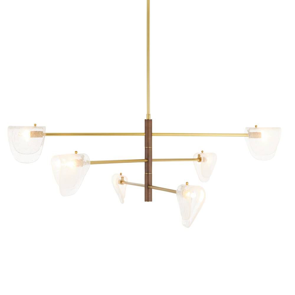 Hockless Small Linear Chandelier