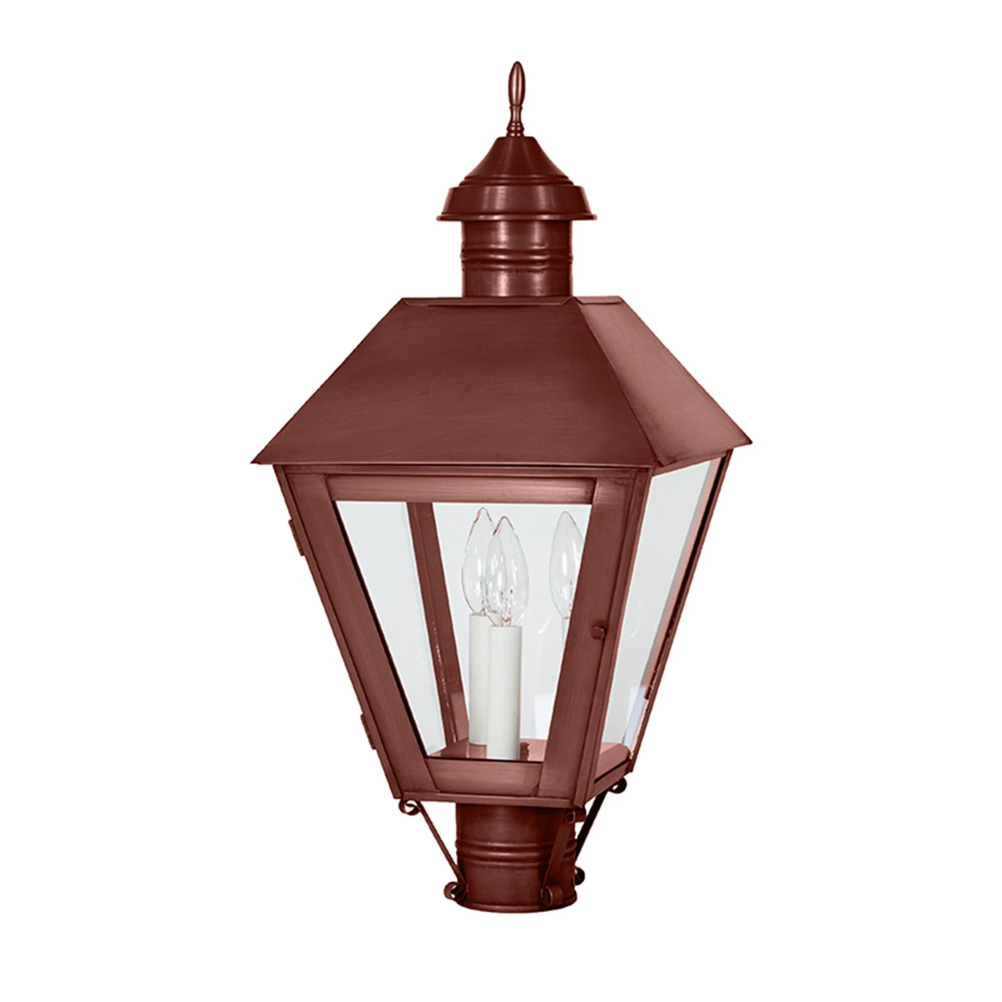 Boston 27 Inch 3 Light Outdoor Post Lamp