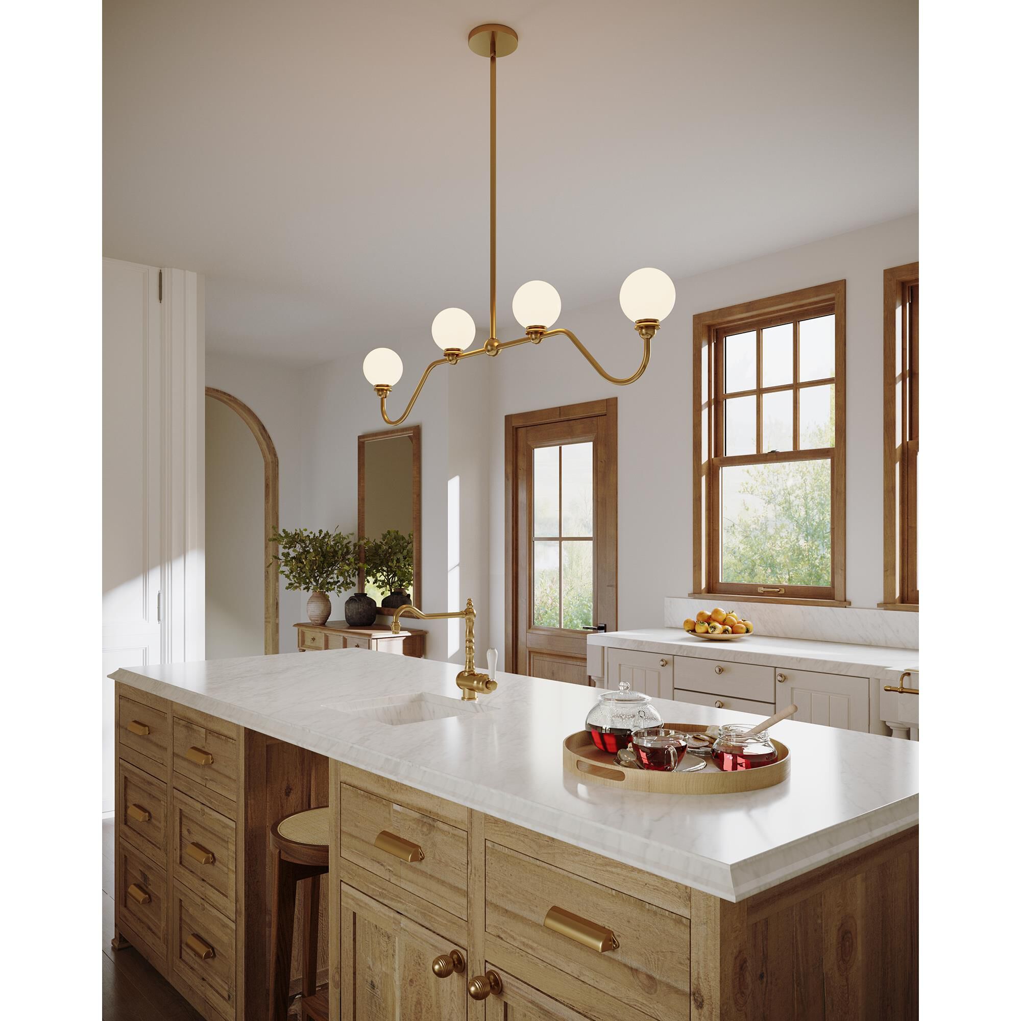 Ryan Pauly Beckett Medium Linear Chandelier