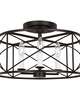 Chapman & Myers Beatrix 15 Inch 4 Light Semi Flush Mount