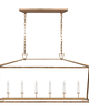 Chapman & Myers Darlana Wrapped 54 Inch Linear Chandelier