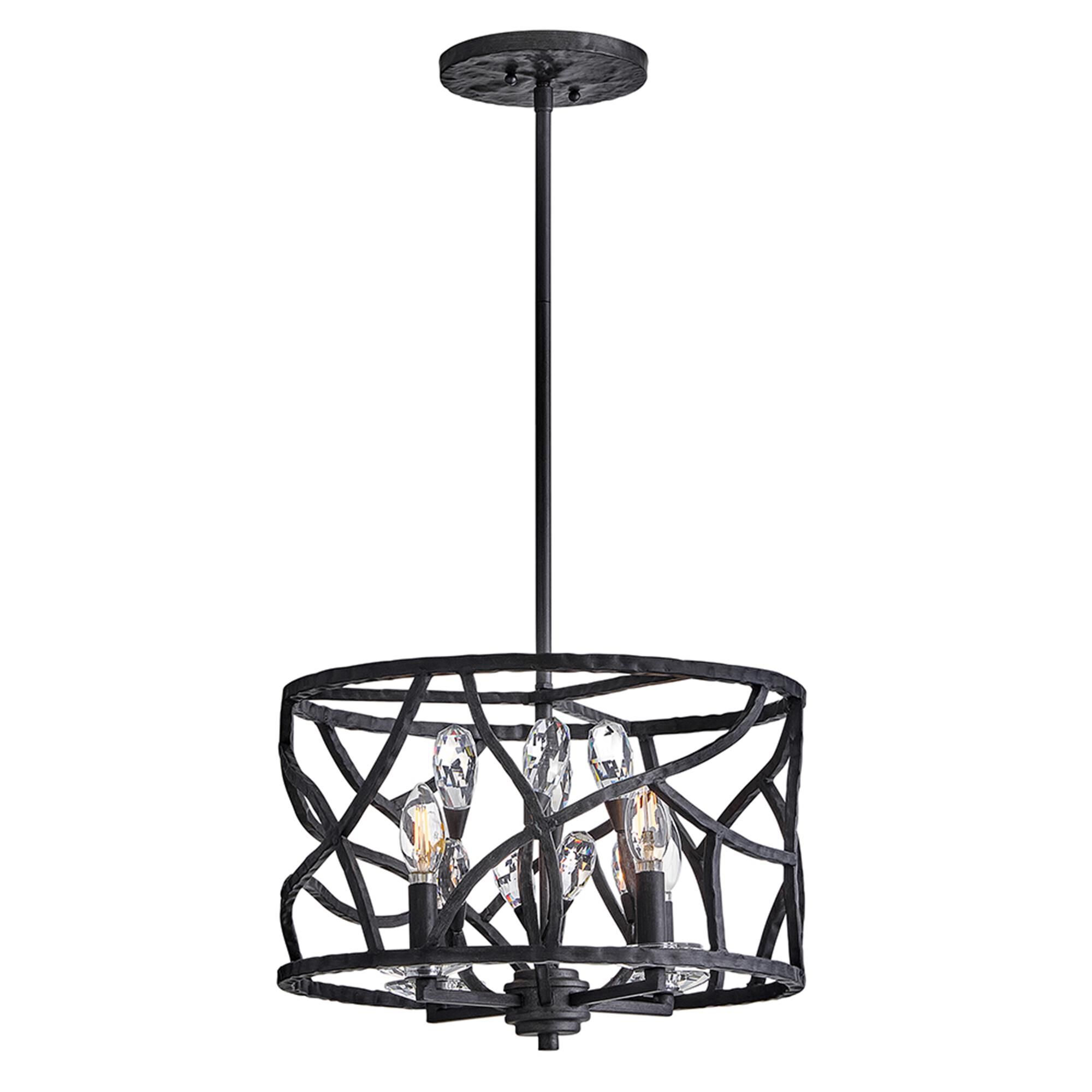 Eve 16 Inch 4 Light Flush Mount