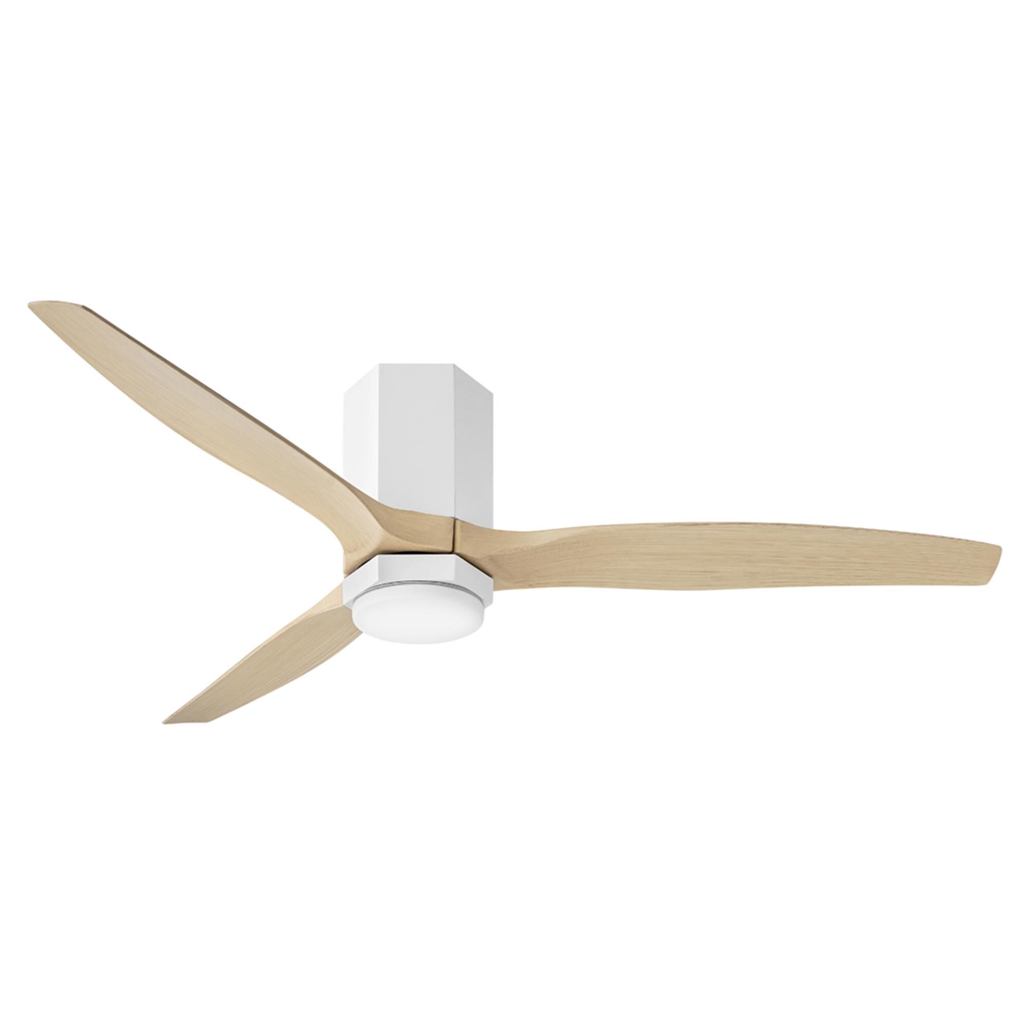 Facet 52 Inch Flush Mount Fan with Light Kit