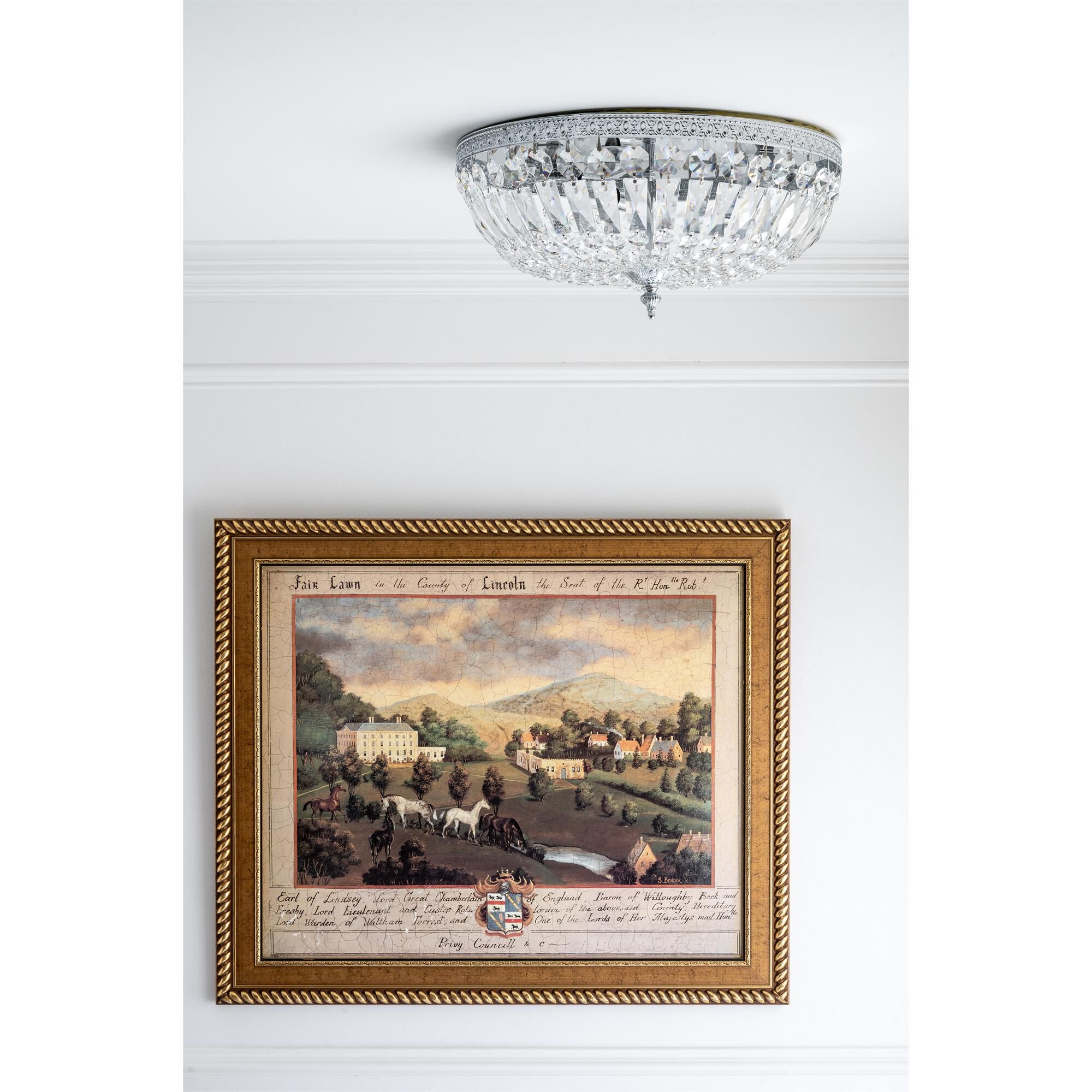Ceiling 12 Inch 3 Light Semi Flush Mount