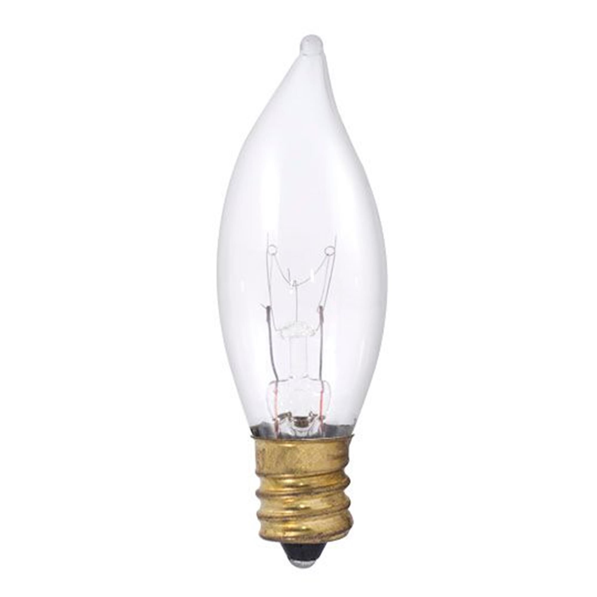15 Watt CA8 Clear E12 130 Volt