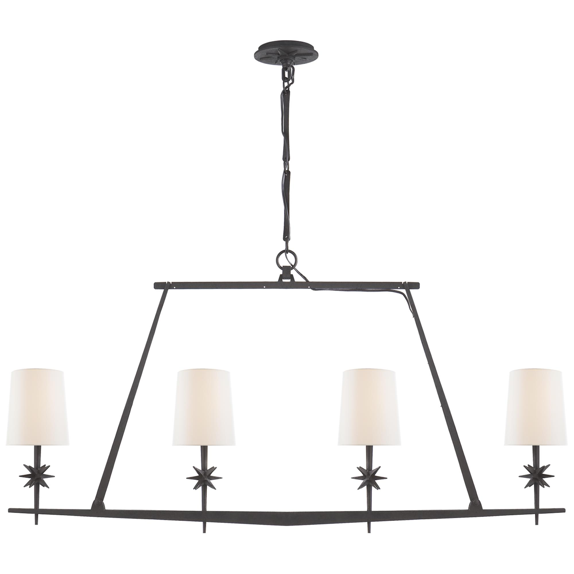 Ian K. Fowler Etoile Medium Linear Chandelier