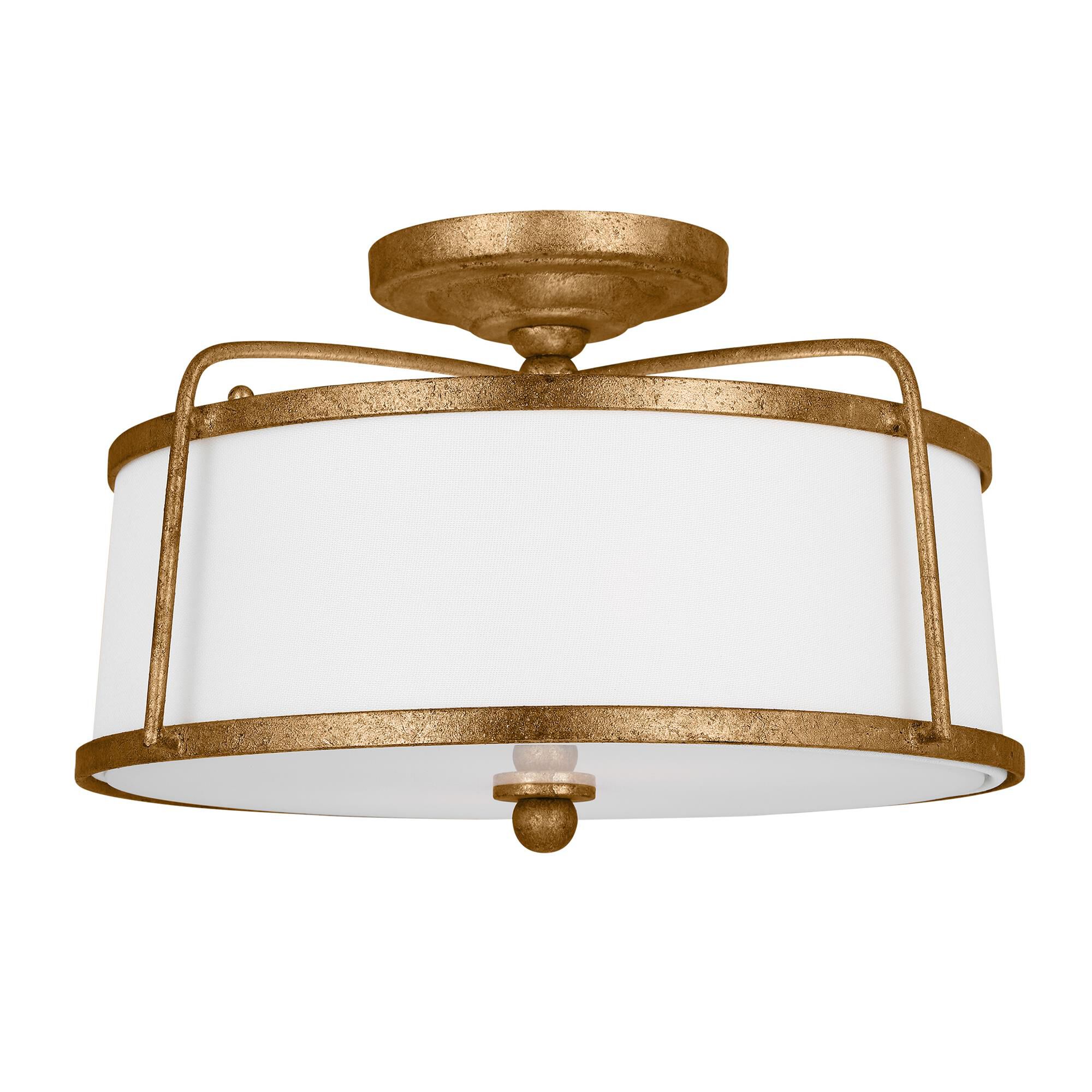 Stonington 14 Inch 2 Light Semi Flush Mount