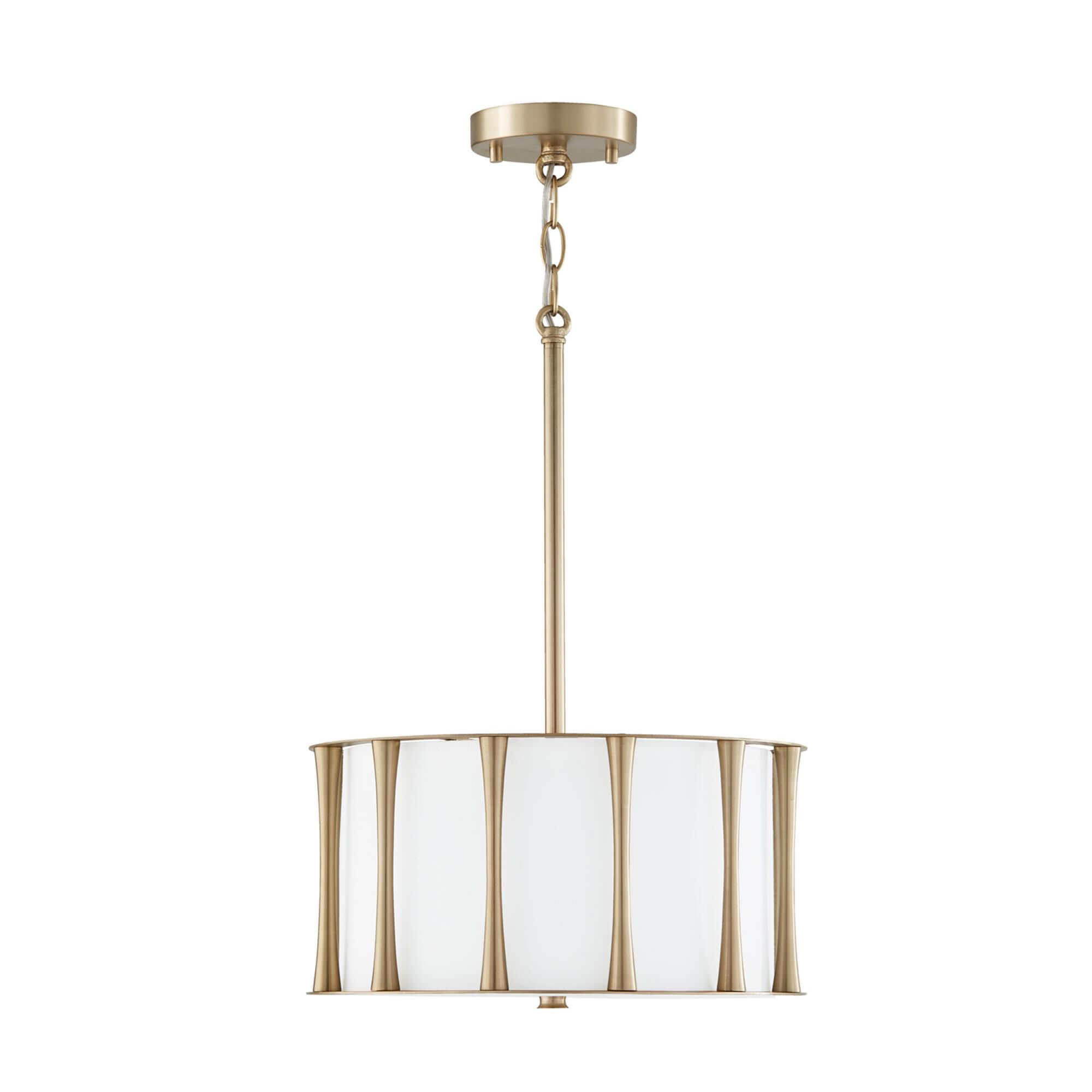 Bodie 15 Inch 3 Light Semi Flush Mount