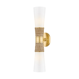 Megan Molten Mica Large 2 Light Wall Sconce