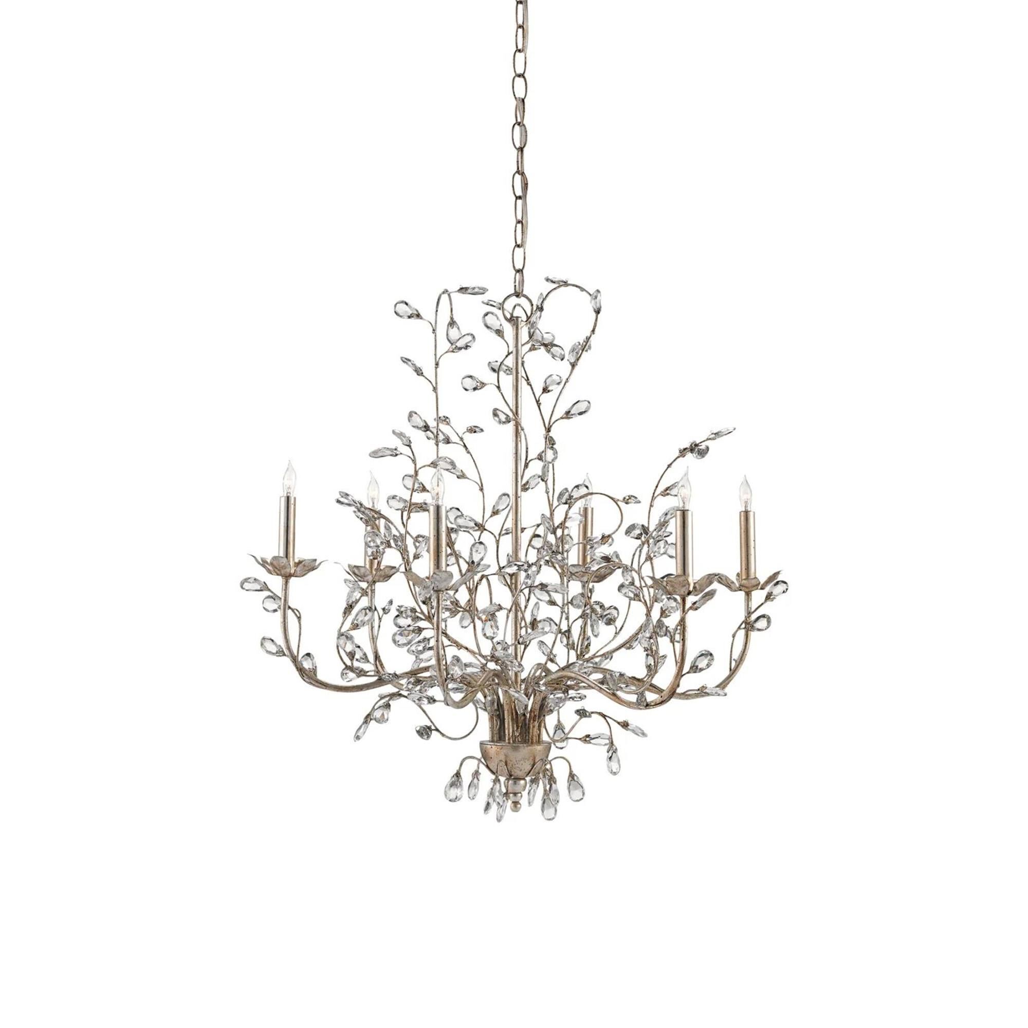 Crystal Bud 28 Inch Chandelier