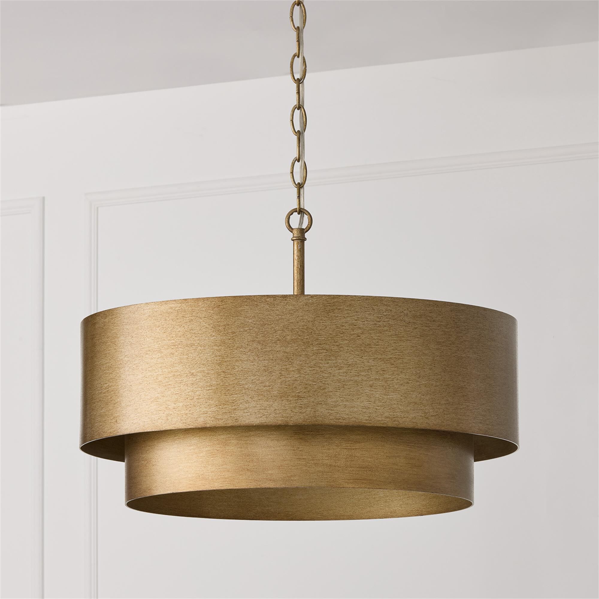 Jude 21 Inch 4 Light Semi Flush Mount