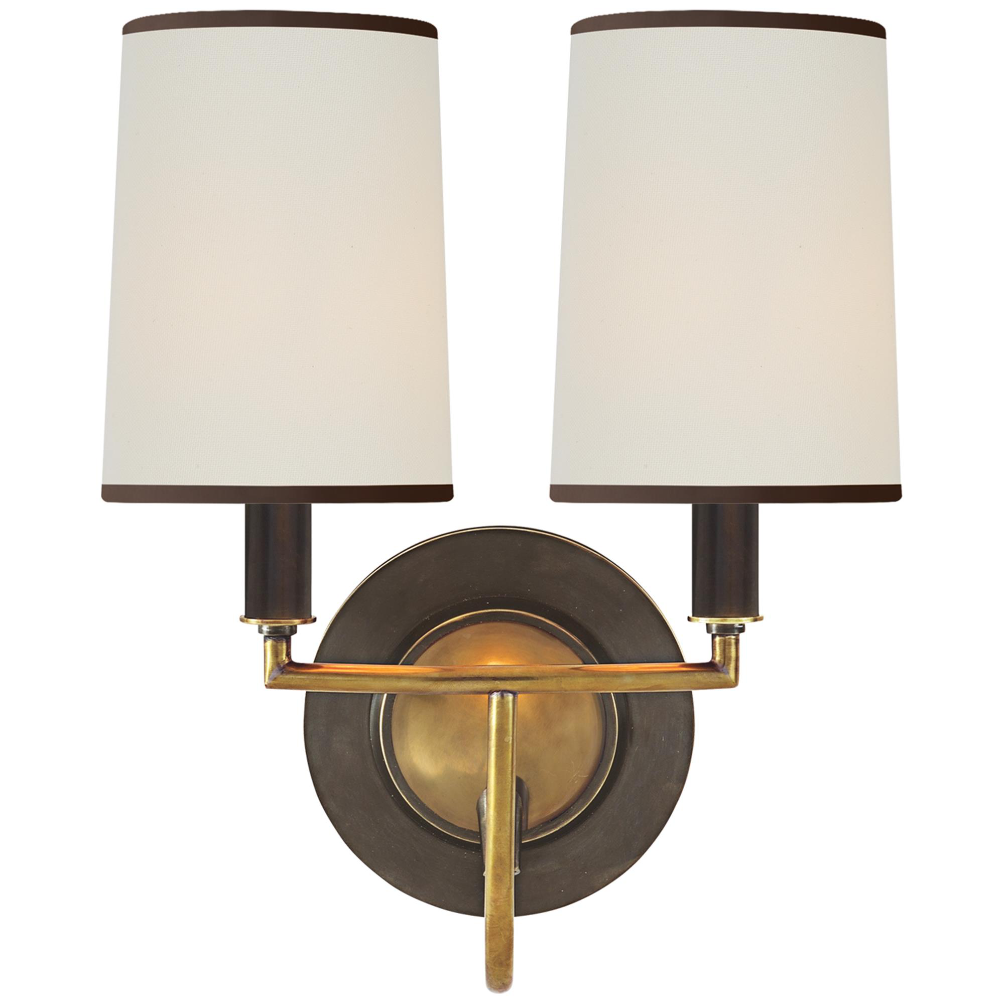 Thomas O'Brien Elkins 13 Inch 2 Light Wall Sconce