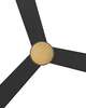 Speck 52 Inch Flush Mount Fan with Light Kit