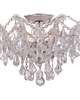 Maria Theresa 19 Inch 5 Light Semi Flush Mount