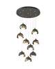 Brooklyn 20 Inch 9 Light Multi Light Pendant