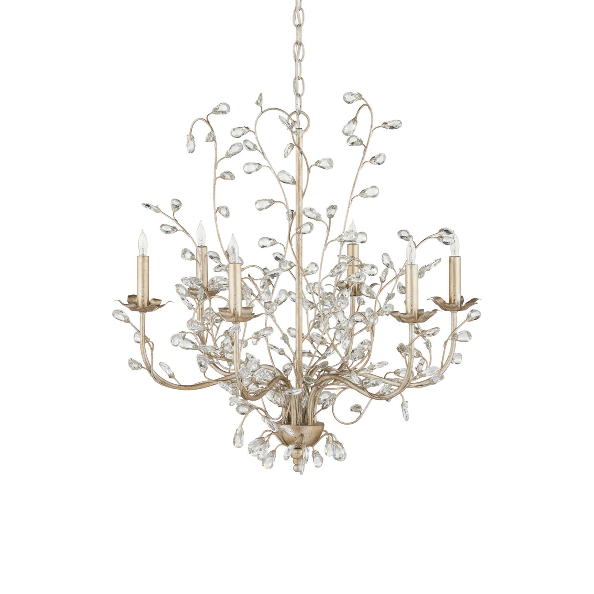 Crystal Bud 28 Inch Chandelier