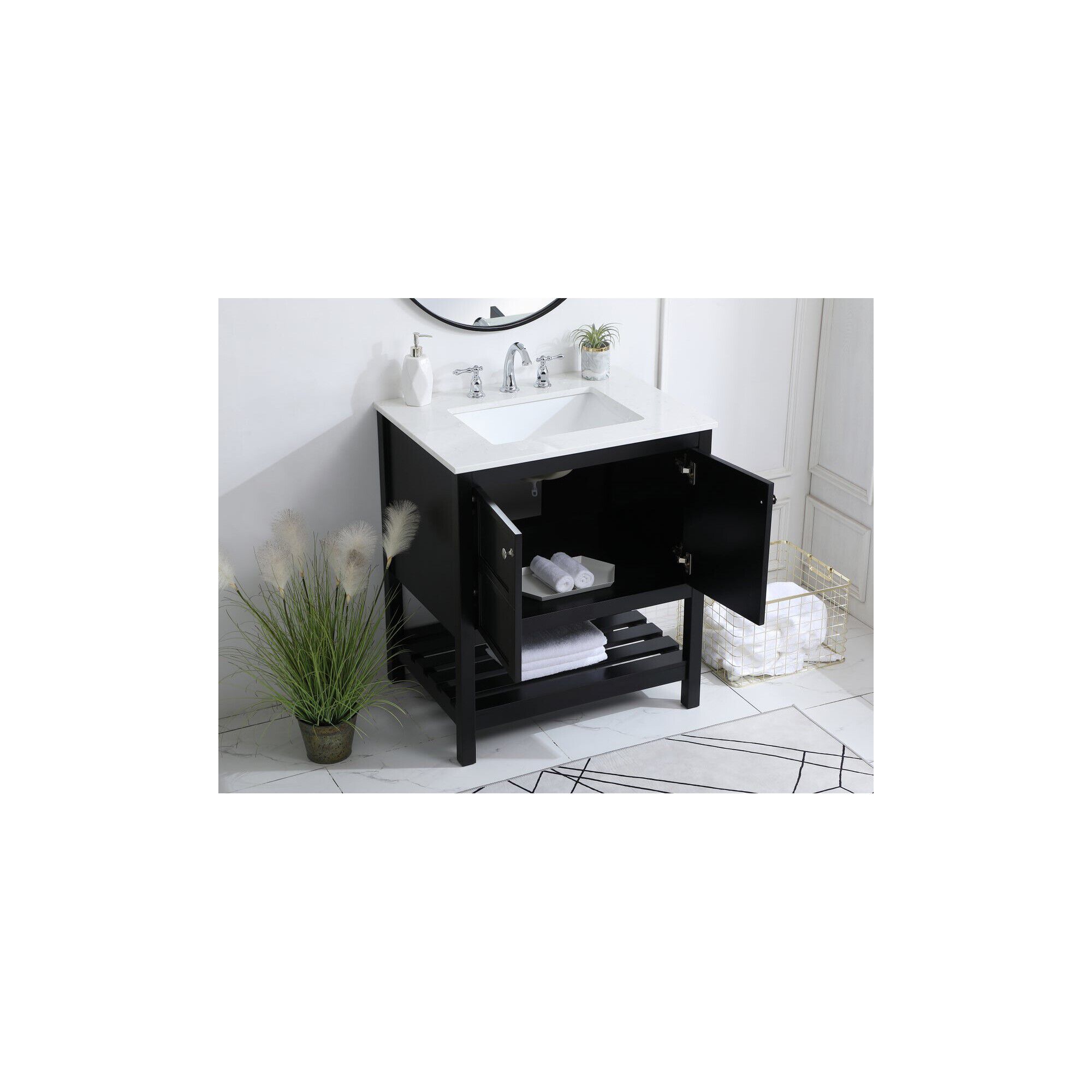 Theo 22 Inch Bath Vanity Cabinet