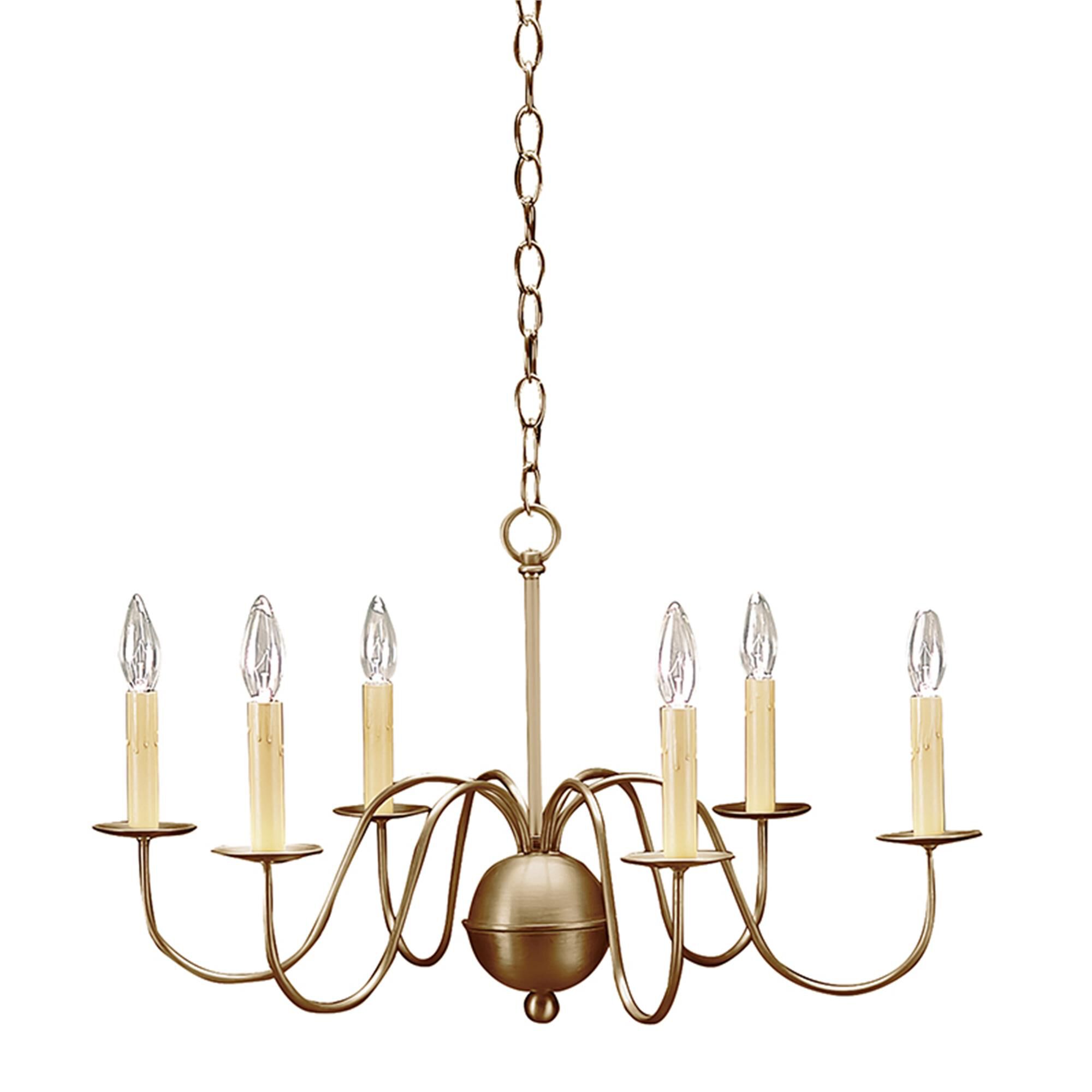 14 Inch 6 Light Chandelier
