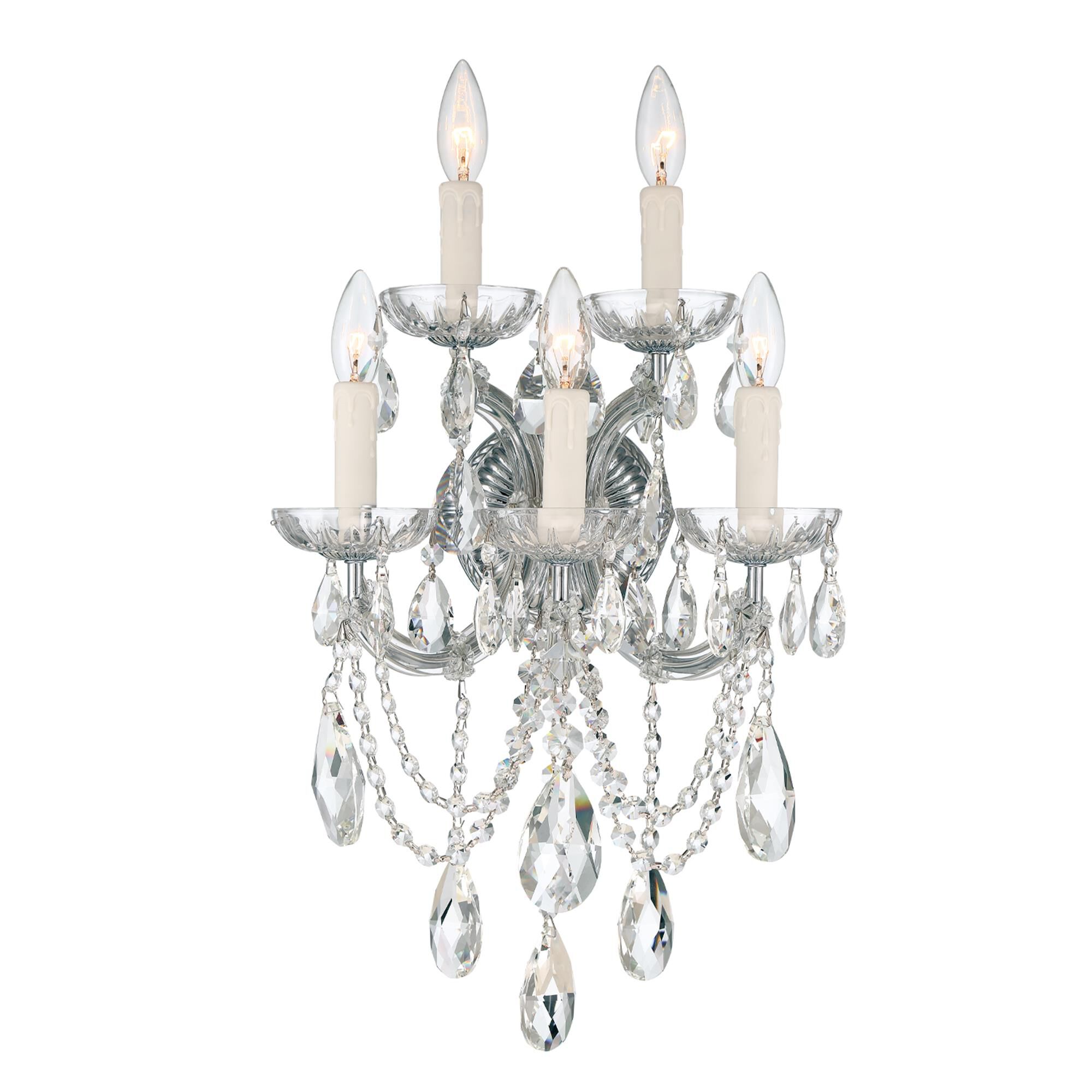 Maria Theresa 22 Inch 5 Light Wall Sconce