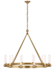 Thomas O'Brien Jeffery Large Chandelier