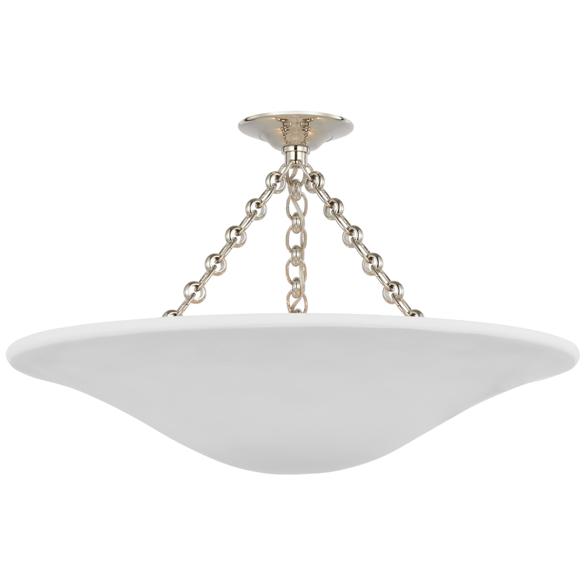 AERIN Mollino 24 Inch 3 Light Flush Mount