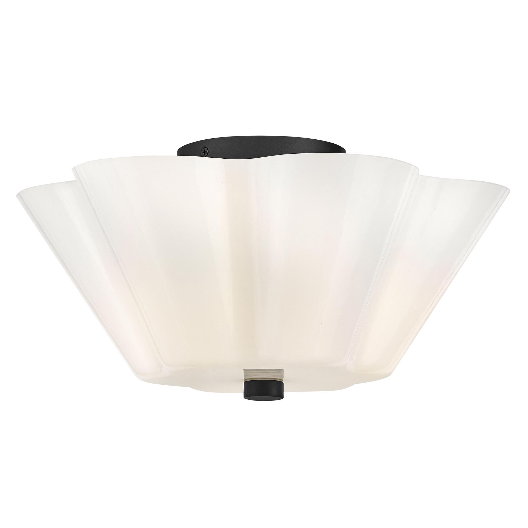 Honey 15 Inch 3 Light Semi Flush Mount