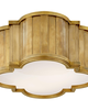 Thomas O'Brien Tilden 11 Inch 2 Light Flush Mount