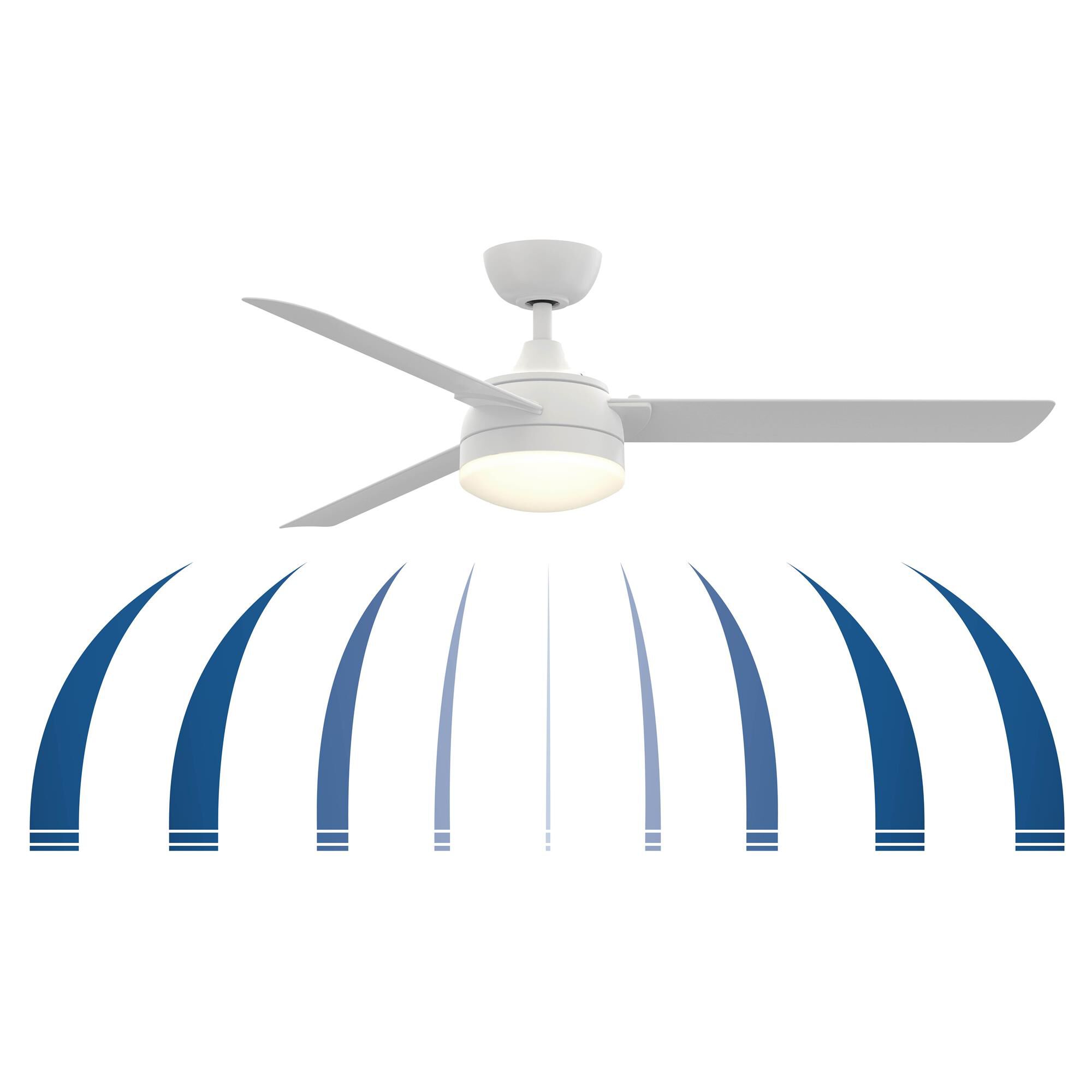 Xeno 56 Inch Ceiling Fan with Light Kit