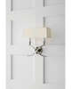 Chapman & Myers Cross Bouillotte Medium 2 Light Wall Sconce
