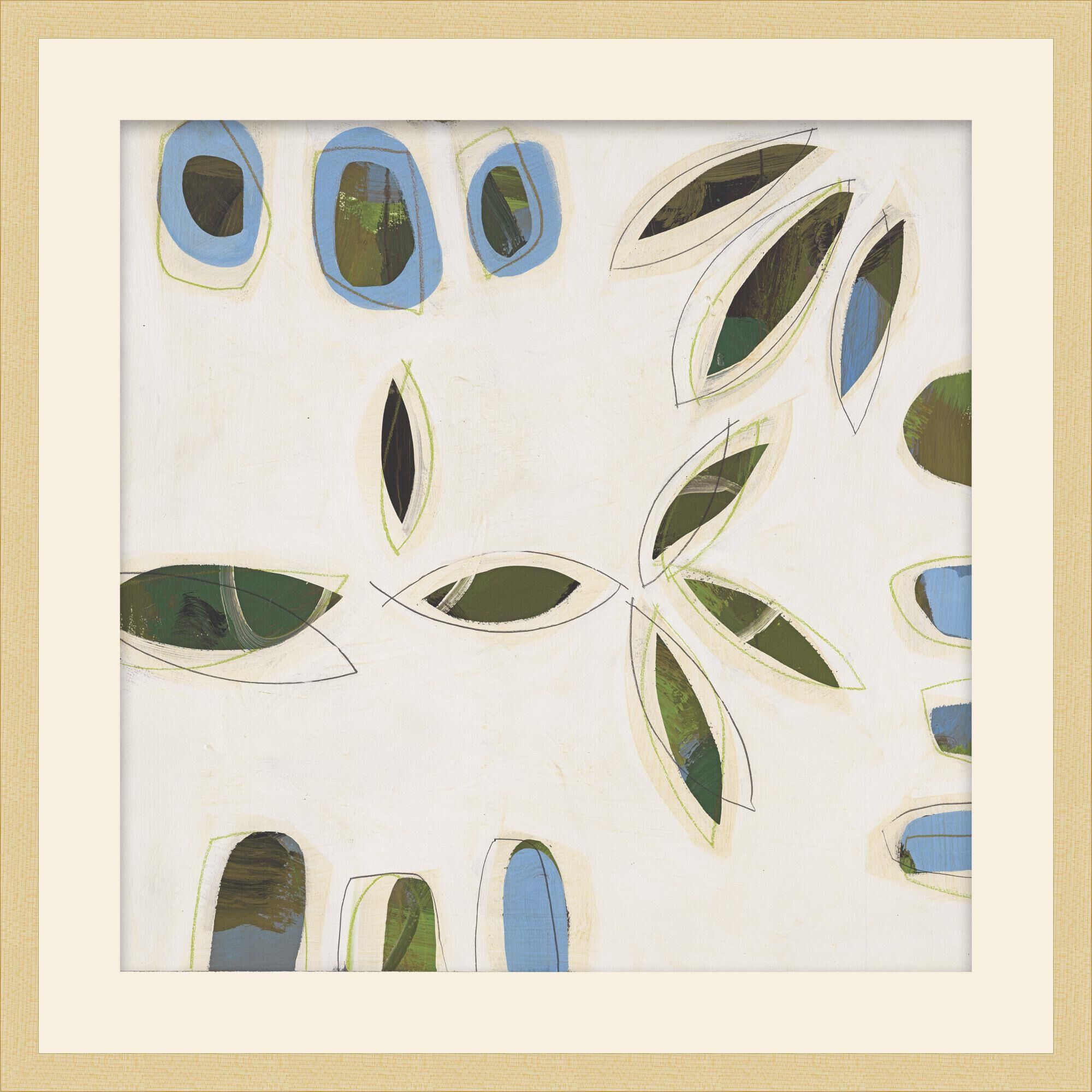 Gazing Through the Leaves Print