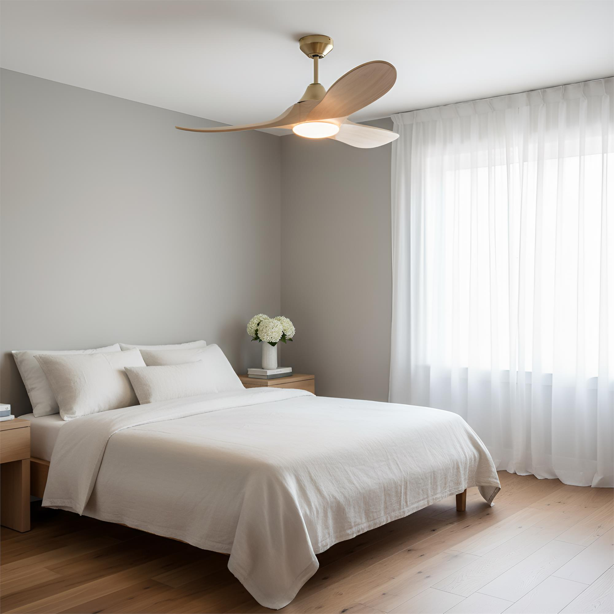 Maverick Smart 44 Inch Ceiling Fan with Light Kit
