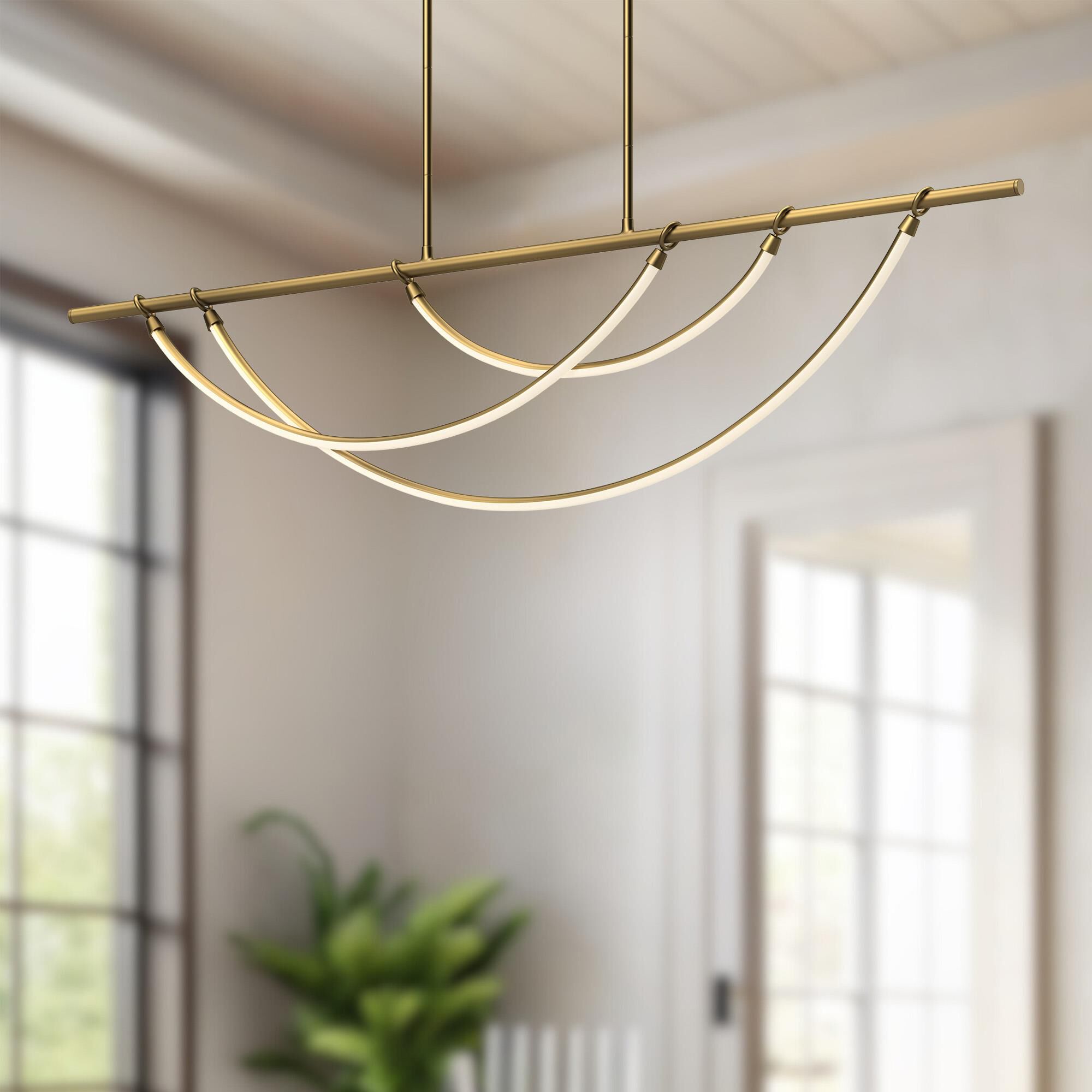 Ryan Pauly Aryas Large Linear Chandelier