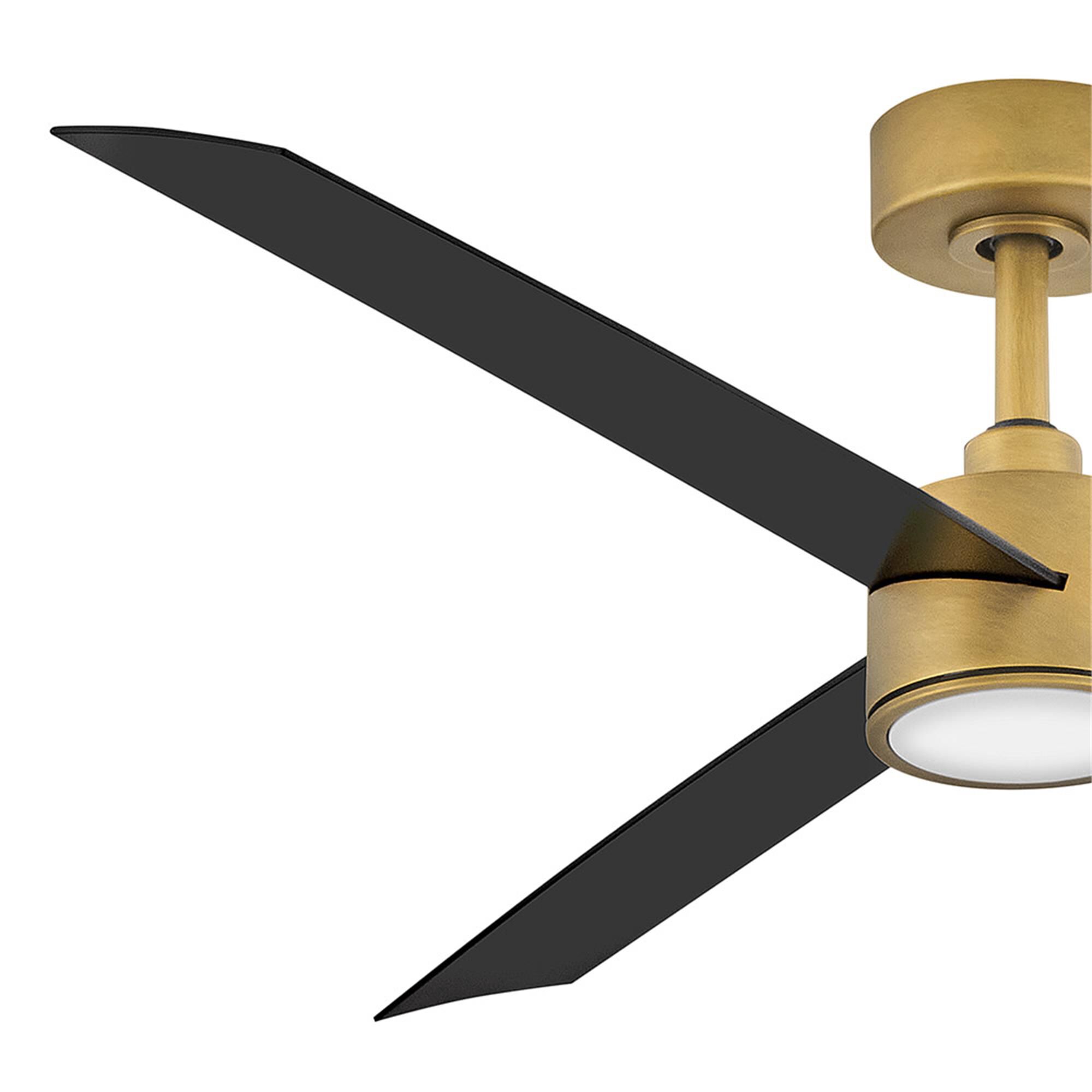 Speck 52 Inch Flush Mount Fan with Light Kit