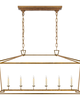 Chapman & Myers Darlana 54 Inch Linear Chandelier