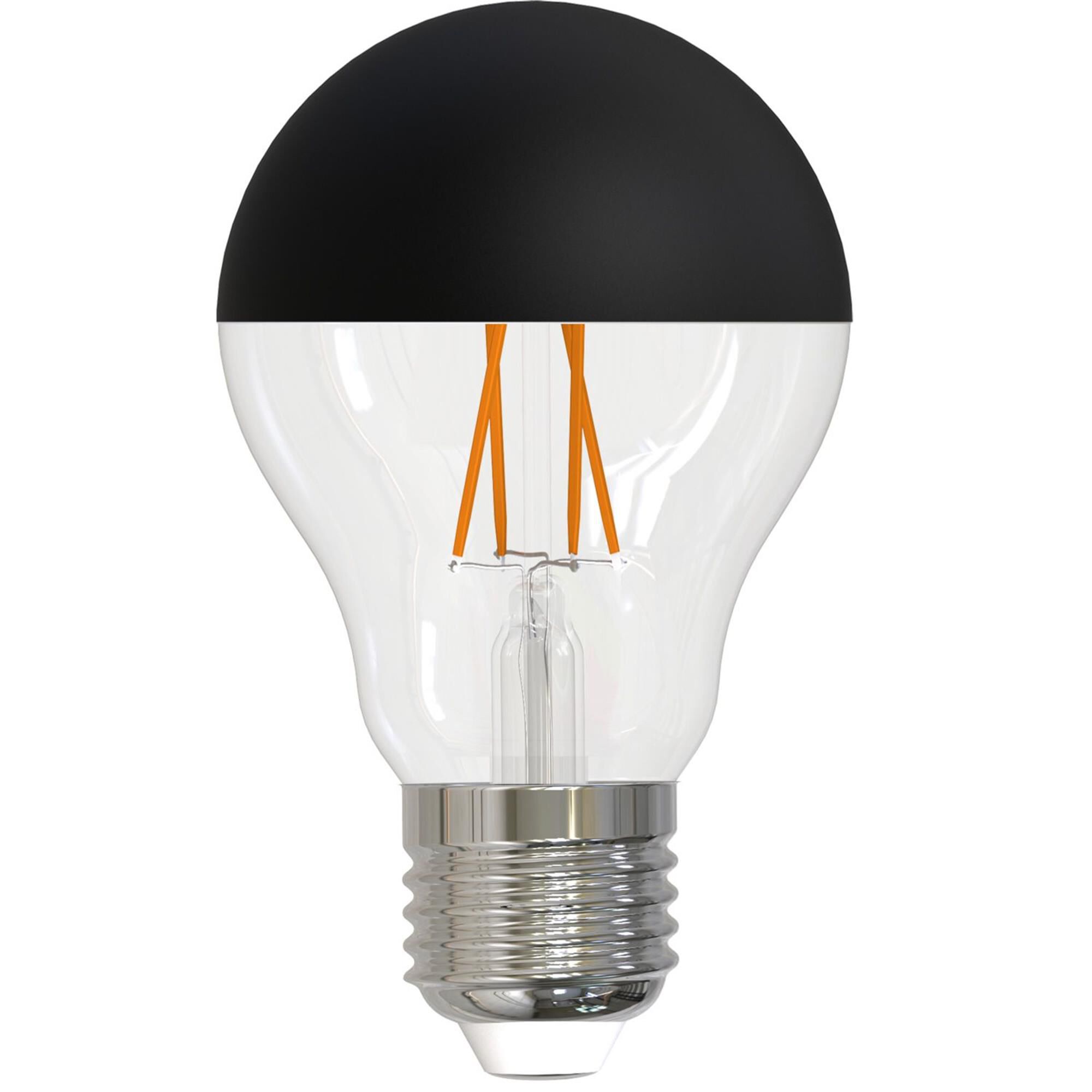 5 Watt LED A19 2700K Filament Half Black Fully Compatible Dimming