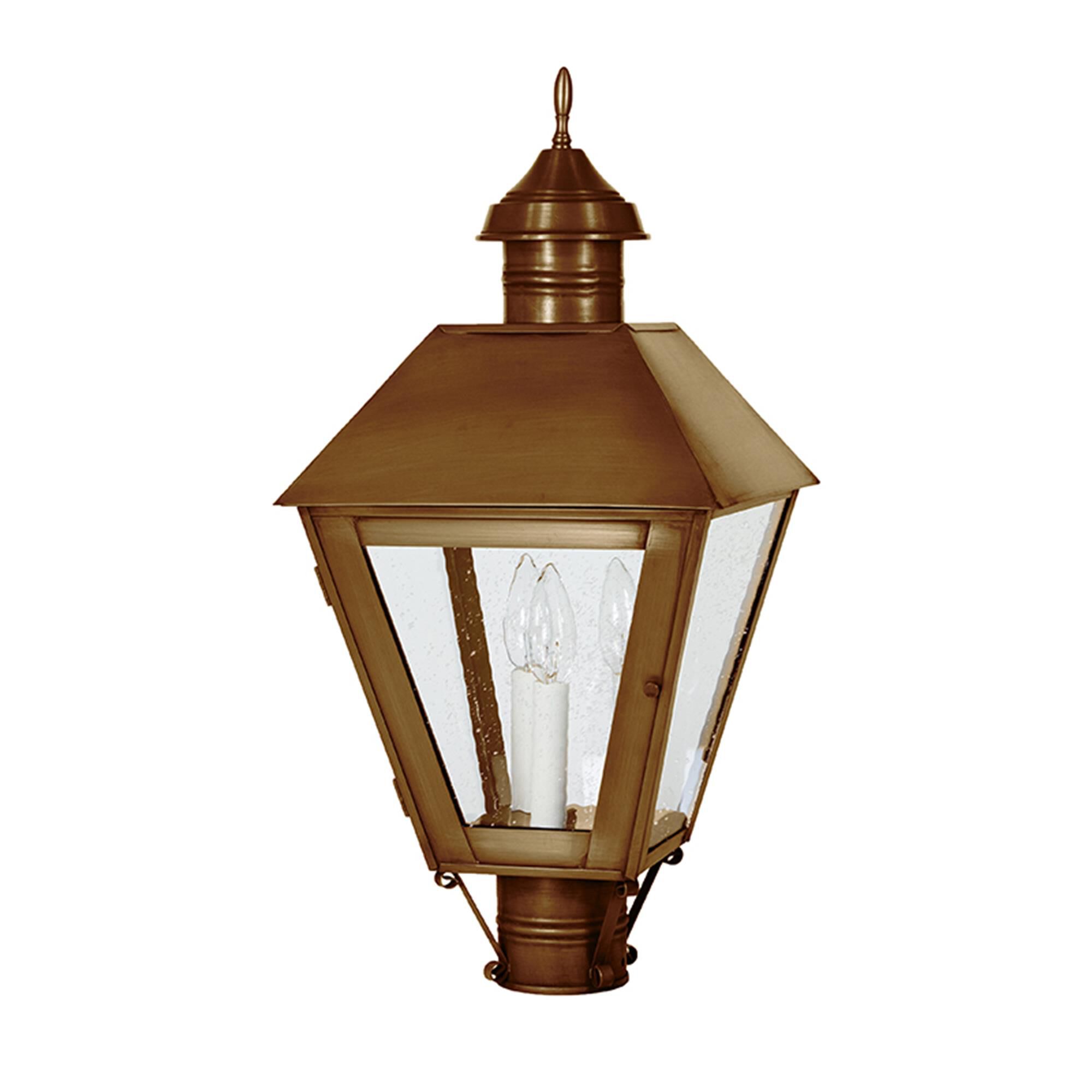 Boston 27 Inch 3 Light Outdoor Post Lamp