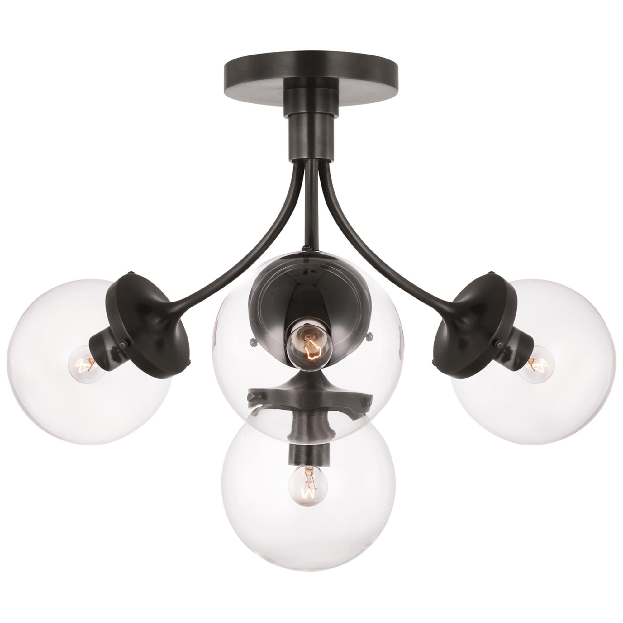 Kate Spade New York Prescott 18 Inch 4 Light Semi Flush Mount