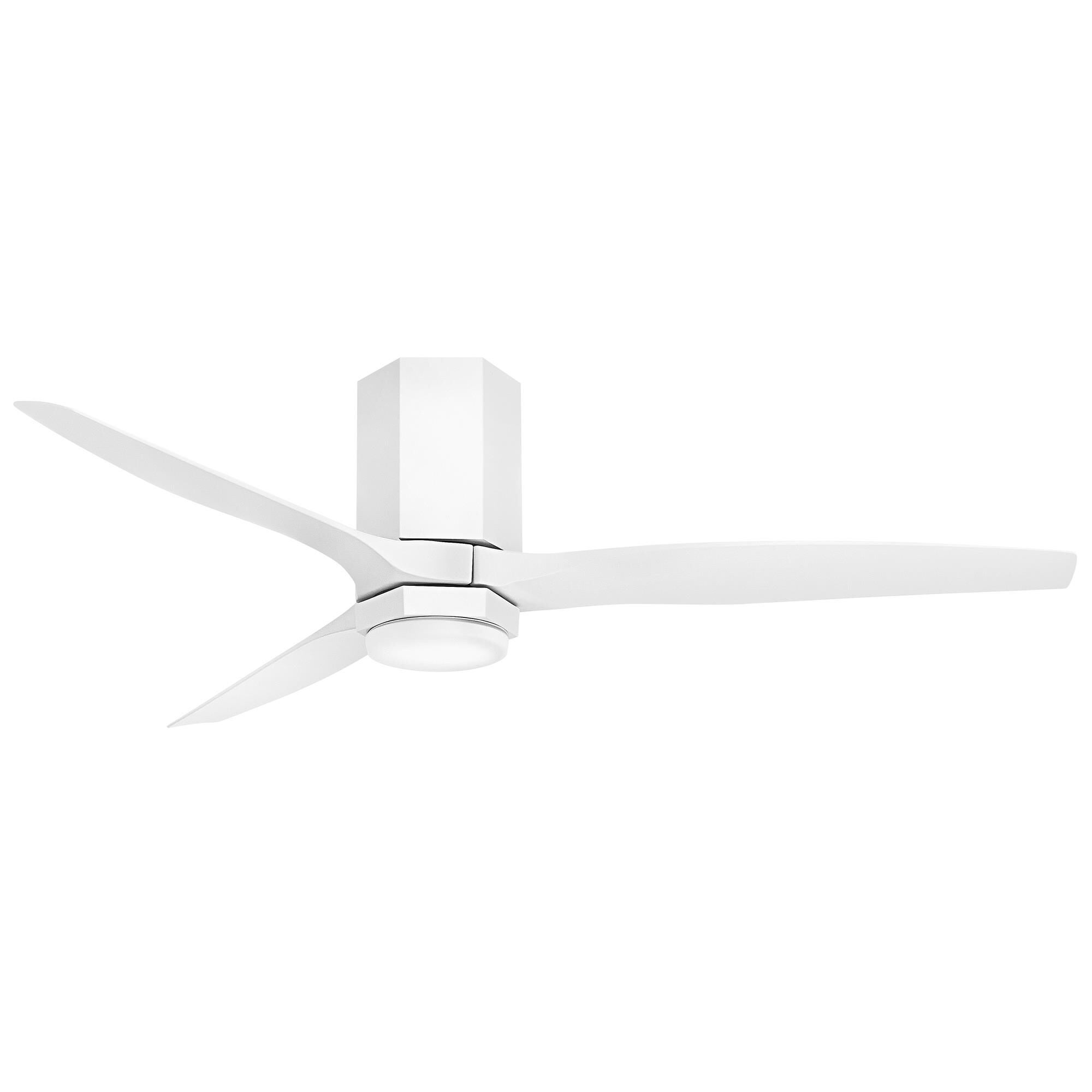 Facet 52 Inch Flush Mount Fan with Light Kit