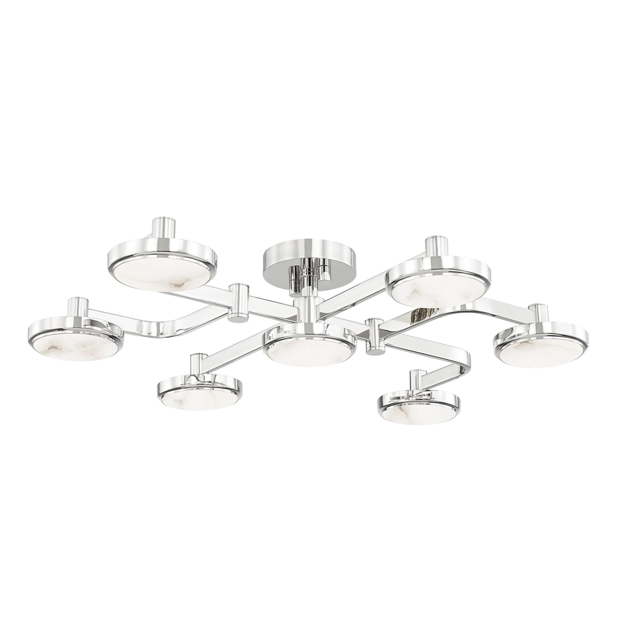 Meander 29 Inch 6 Light Semi Flush Mount