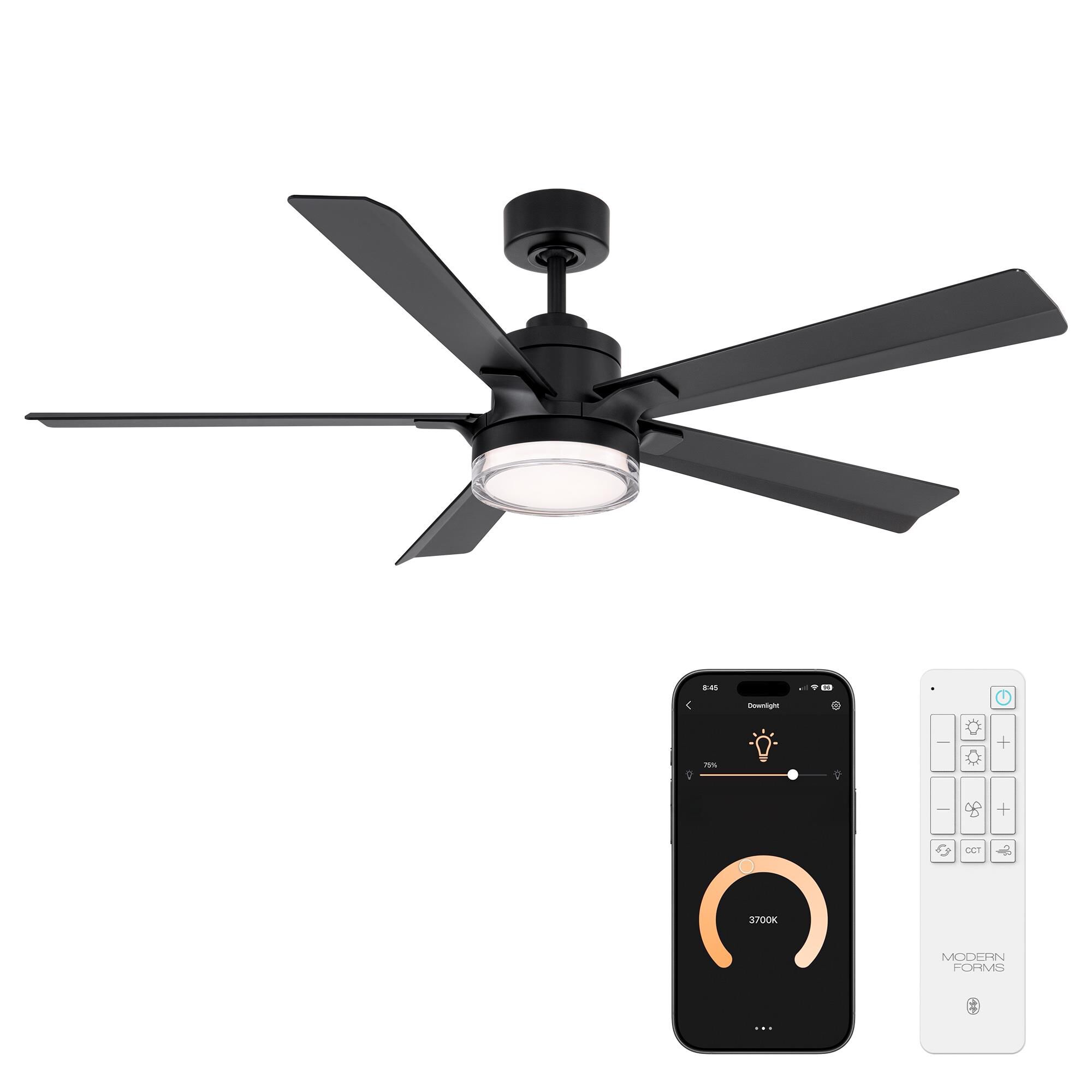Radiant 56 Inch Ceiling Fan with Light Kit