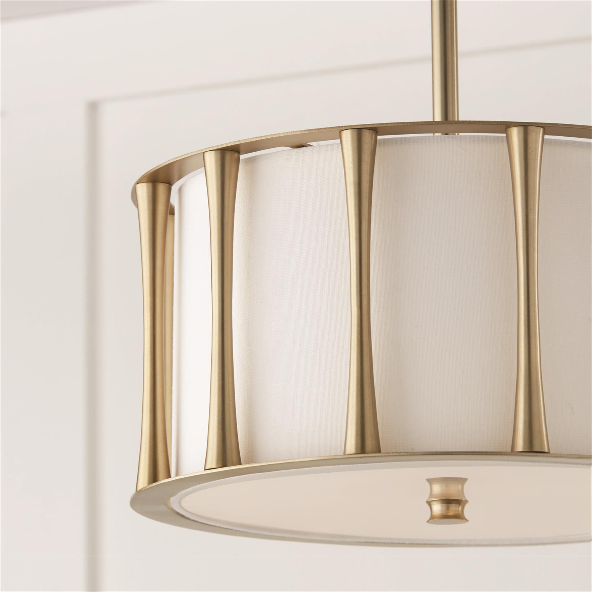 Bodie 15 Inch 3 Light Semi Flush Mount