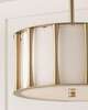 Bodie 15 Inch 3 Light Semi Flush Mount