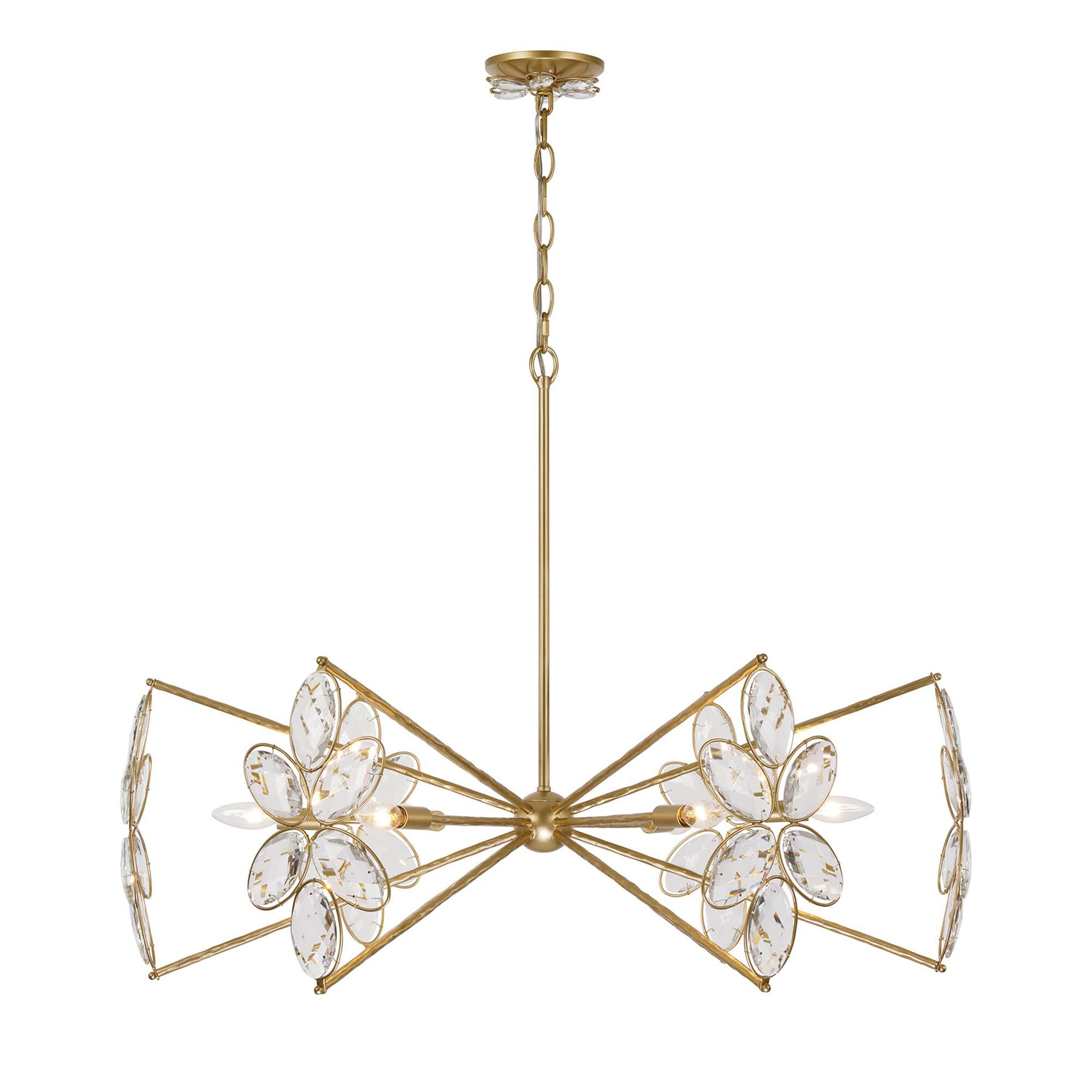 Breegan Jane Marbella 36 Inch 6 Light Chandelier