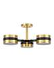 Heybrook 26 Inch 3 Light Semi Flush Mount
