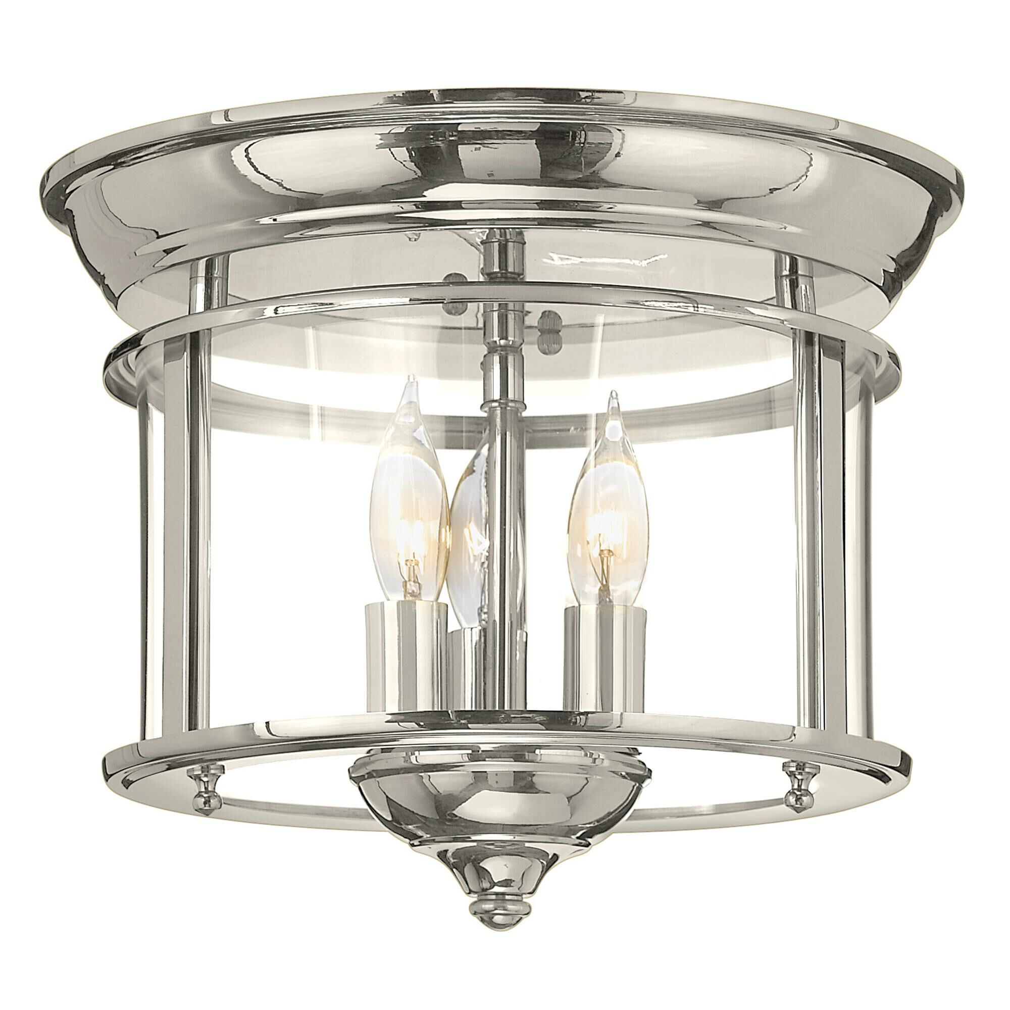 Gentry 12 Inch 3 Light Flush Mount
