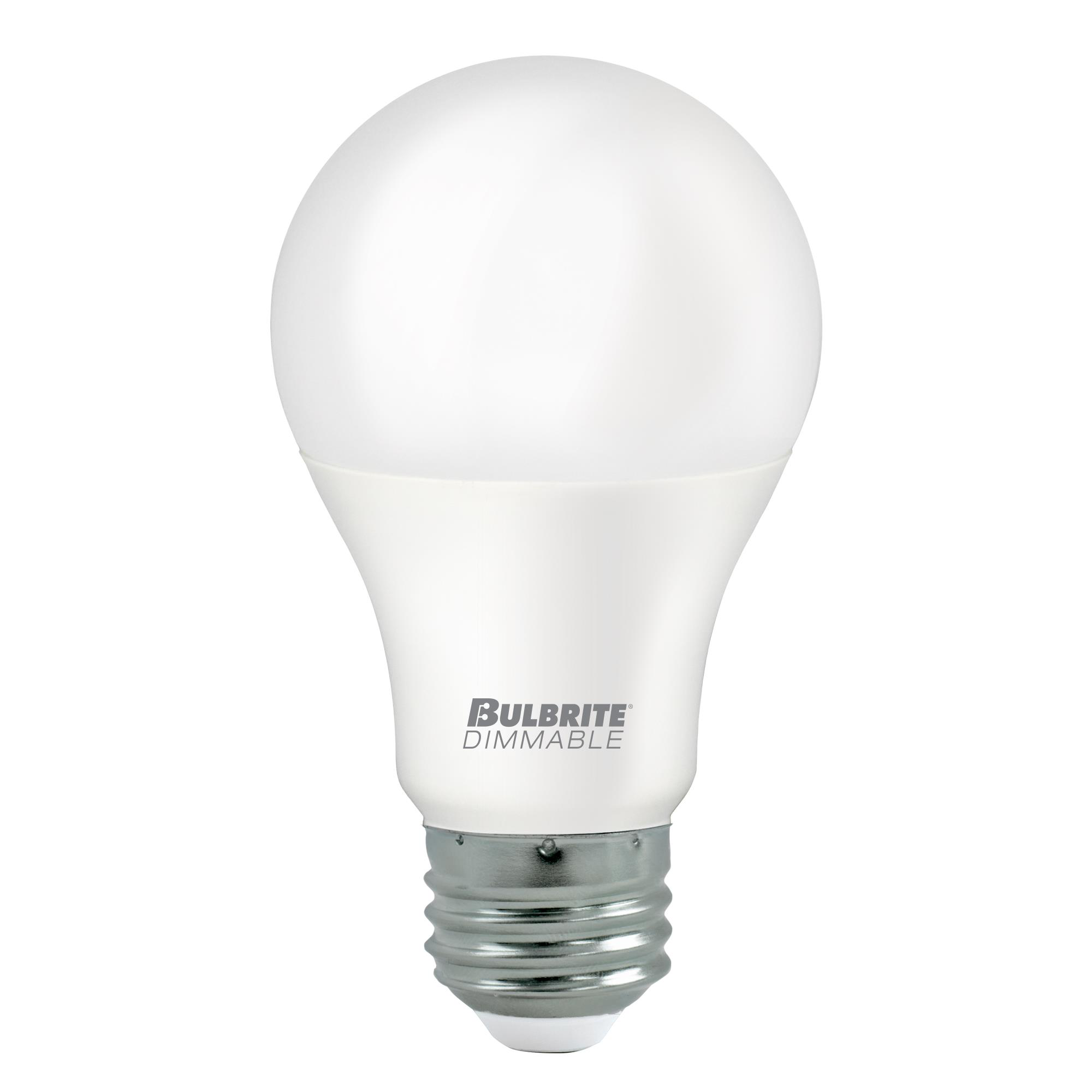 9 Watt LED A19 60 Watt Equivalent Premium Dimmable 4000K E26 120 Volt