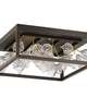 Maison Des Fleurs 19 Inch 4 Light Flush Mount