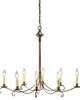 24 Inch 8 Light Chandelier