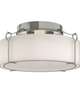 Bow 20 Inch 4 Light Semi Flush Mount
